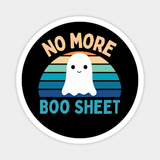 No More Boo Sheet Magnet